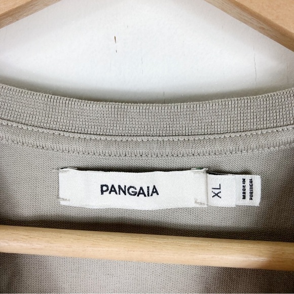 PANGAIA Organic Cotton Long Sleeve T-Shirt With C-FIBER™ - Stone - Picture 4 of 12